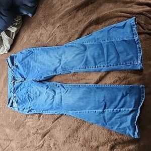 SheIn flare blue jeans